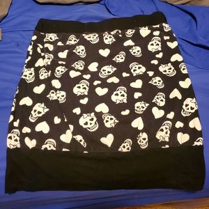 Torrid skull print top